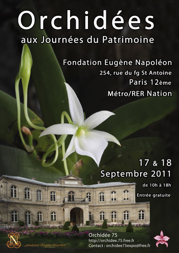 Affiche journee du patrimoine Paris 2011